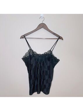 Linda Lingerie Black Large Style 3986 Vintage Camisole
